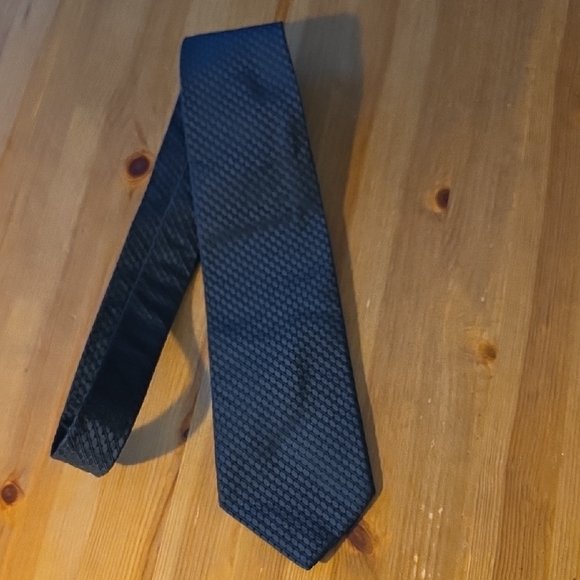Springfield Black Textured Tie - Picture 5 of 10